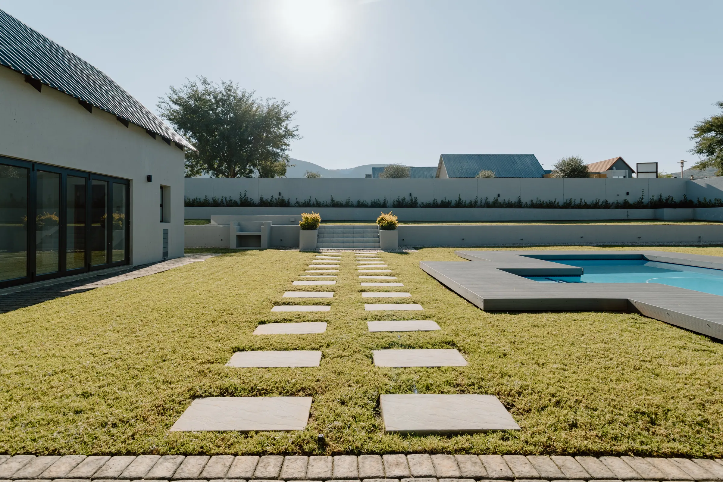Editorial interior of Leloko Estate reading nook, Hartbeespoort — daylight photography by TimeSake Media